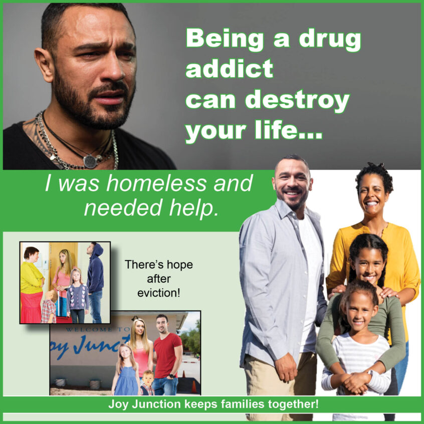 Being a drug addict can destroy your life